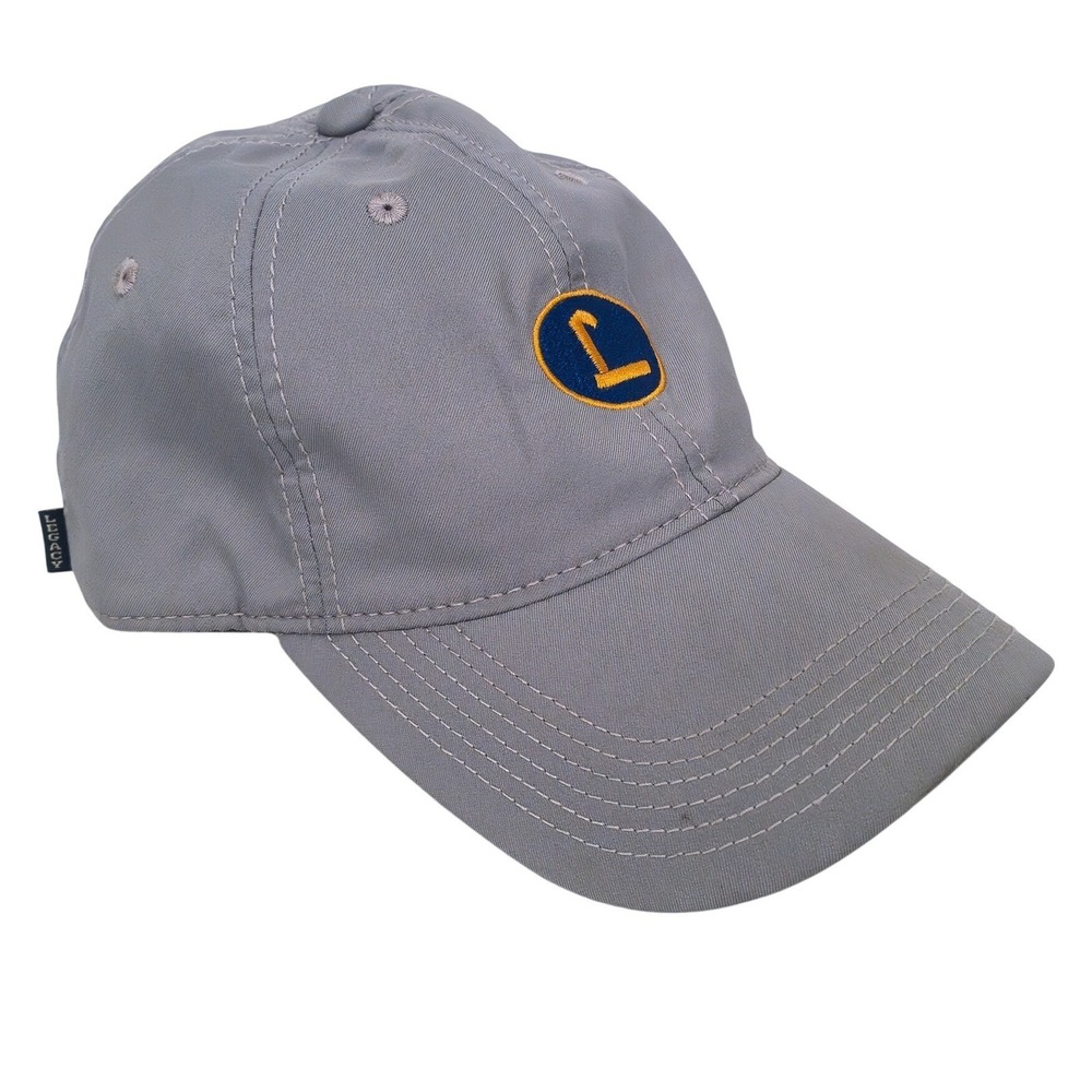 Legacy Athletic Baseball Cap Men OSFM Grey L Patch Dad Hat Cotton Twill